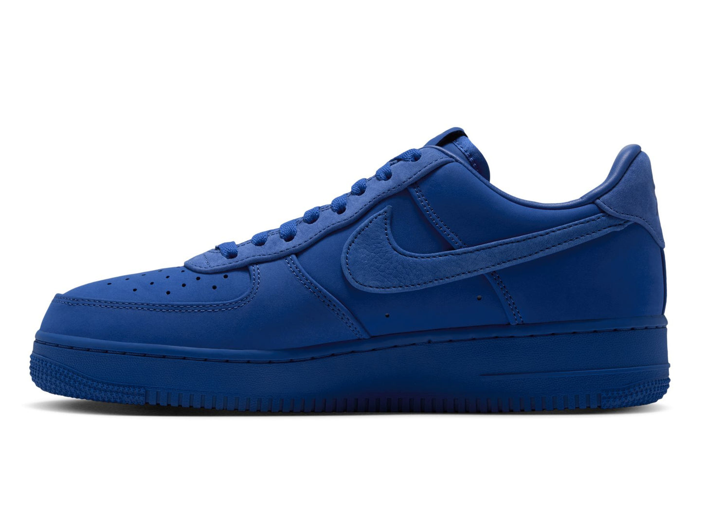 Nike Air Force 1 University of Kentucky in Game Royal — left-facing inner side profile