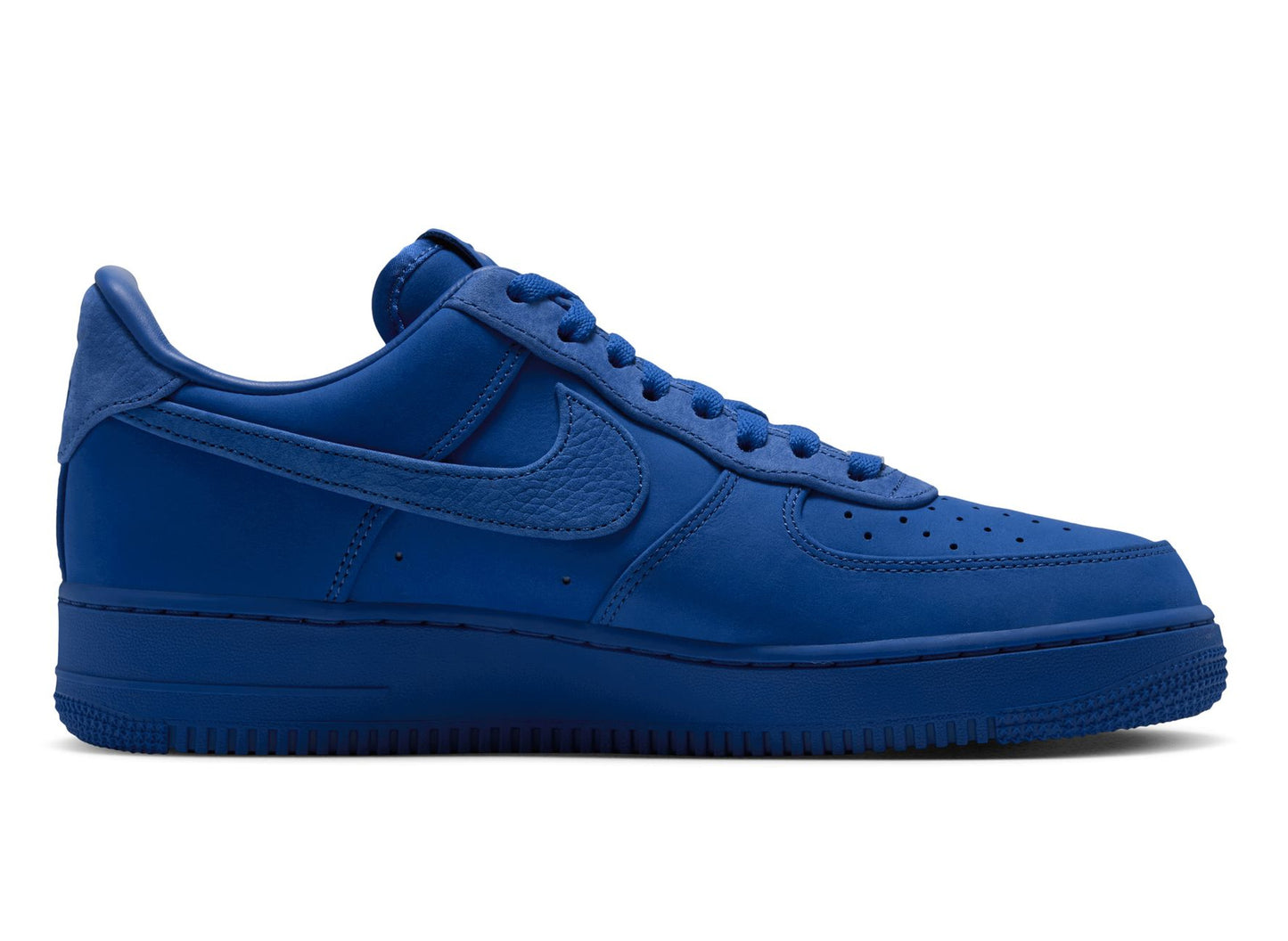Nike Air Force 1 University of Kentucky in Game Royal — right-facing inner side profile