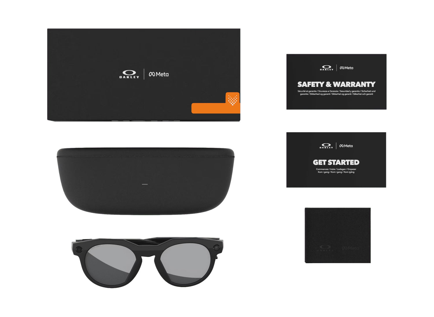 Oakley Meta HSTN Black Frames w/ Prizm Black Polarized Lenses - view 7