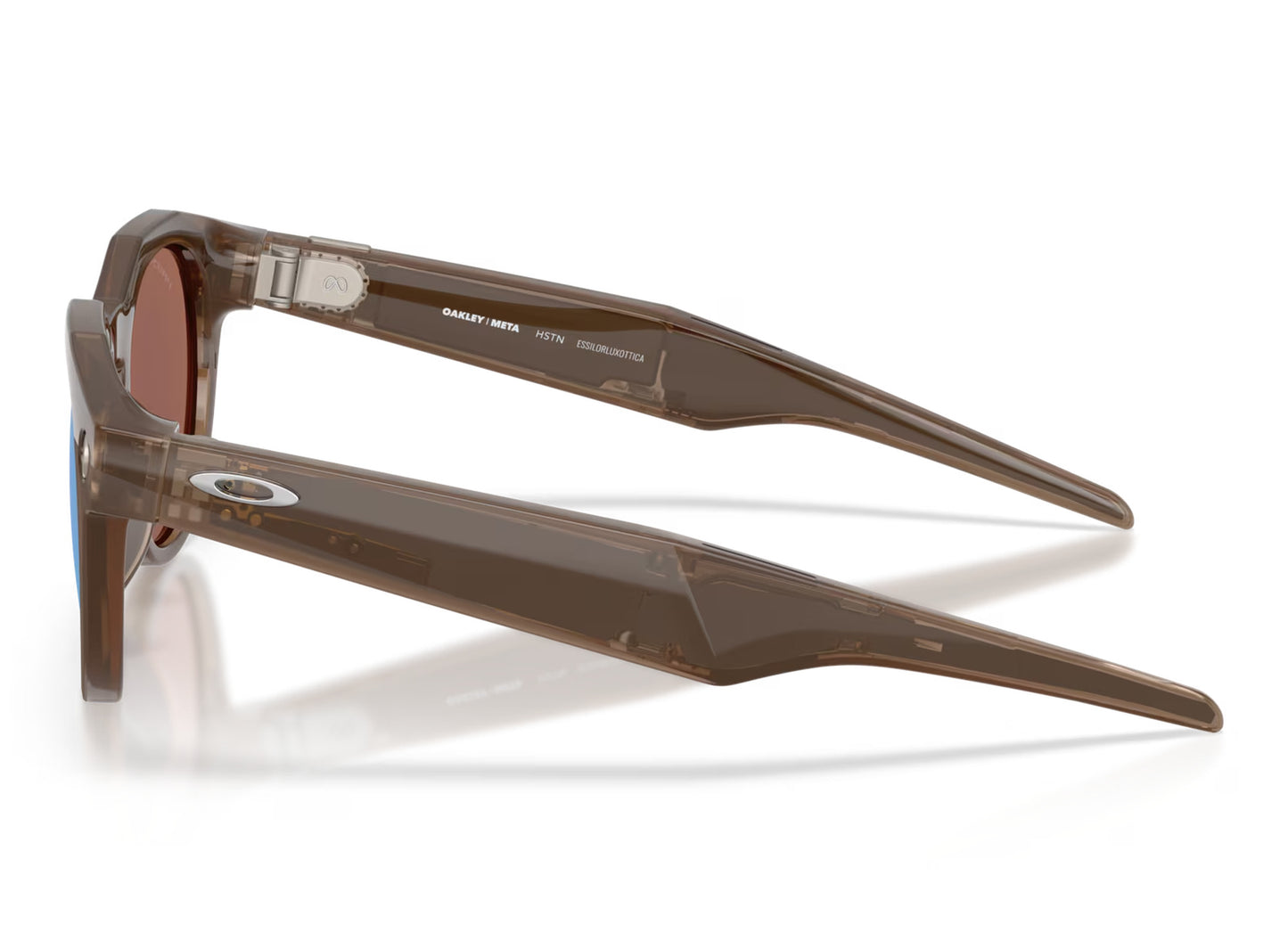 Oakley Meta HSTN Brown Smoke Frames w/ Prizm Deep Water Polarized Lenses - view 3