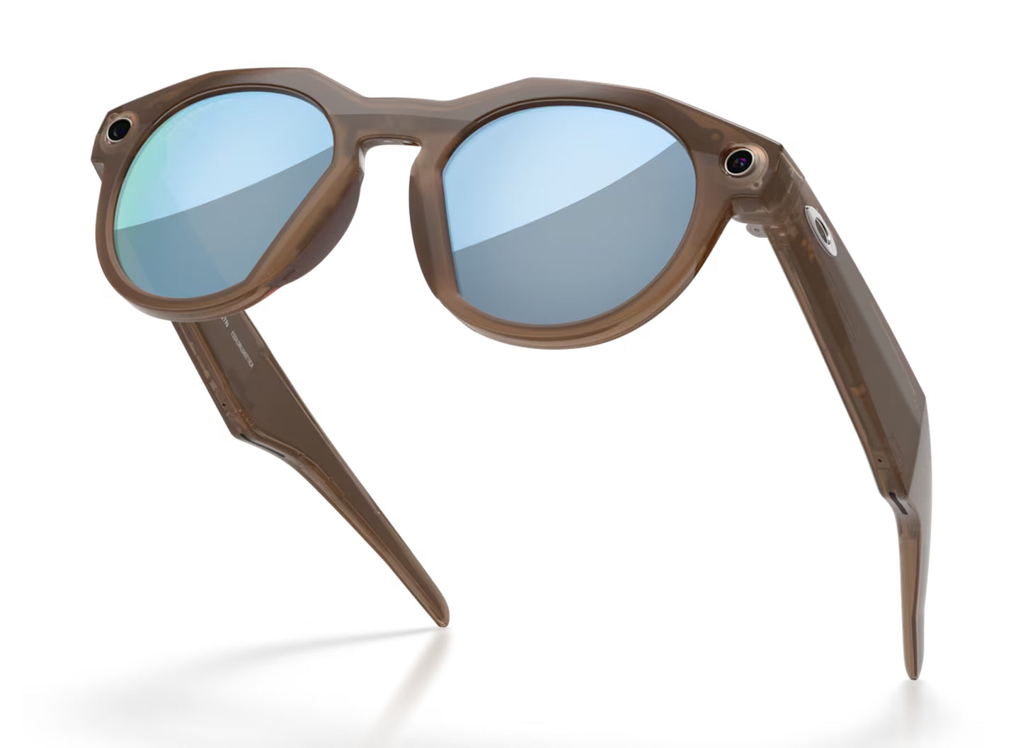 Oakley Meta HSTN Brown Smoke Frames w/ Prizm Deep Water Polarized Lenses - view 4