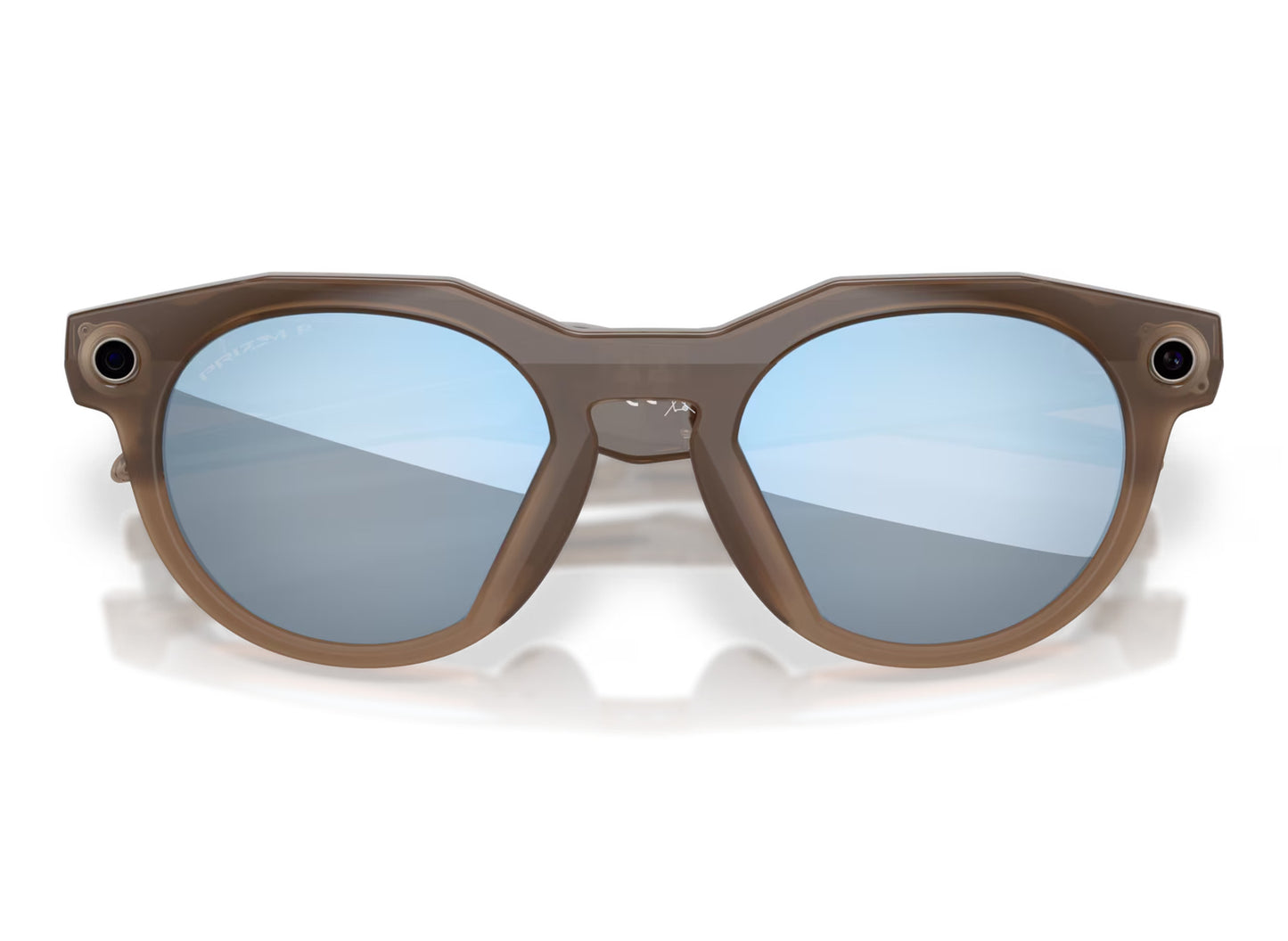Oakley Meta HSTN Brown Smoke Frames w/ Prizm Deep Water Polarized Lenses - view 5