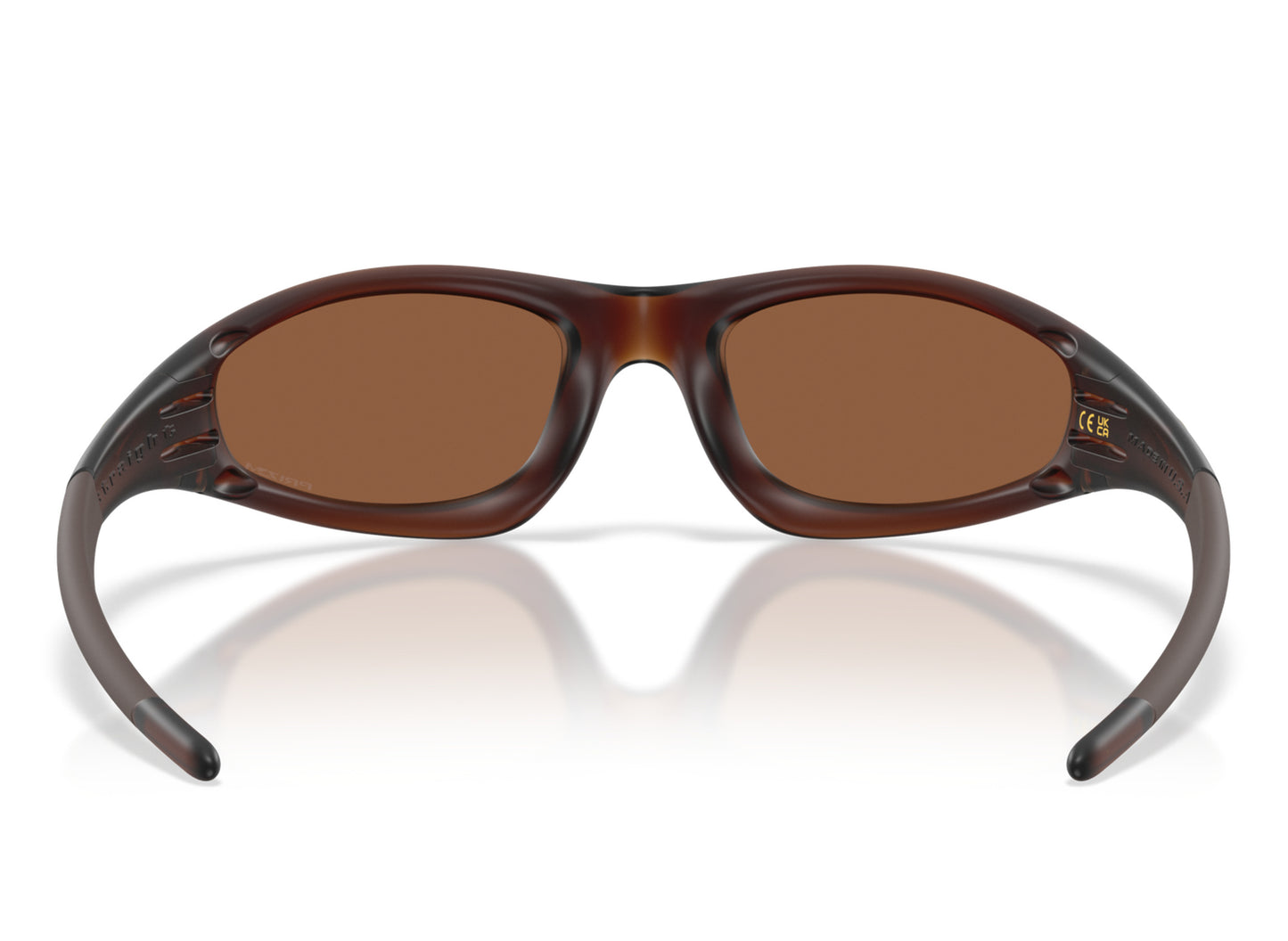 Oakley MUZM Straight Jacket 99 in Matte Rootbeer / Prizm Tungsten — rear