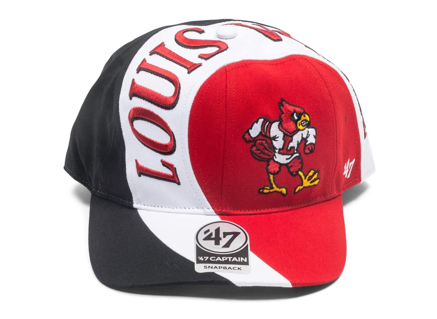 47 x Oneness NCAA Louisville Cardinals Tri-Color Snapback Hat