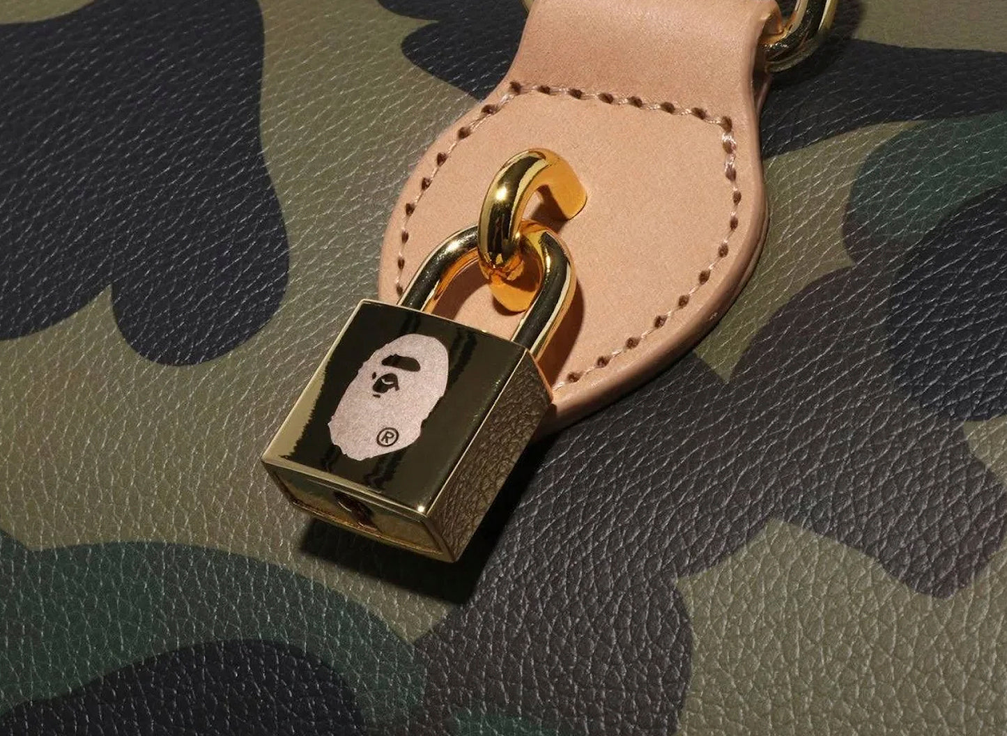A Bathing Ape 1st Camo Boston Bag in Green — view 3