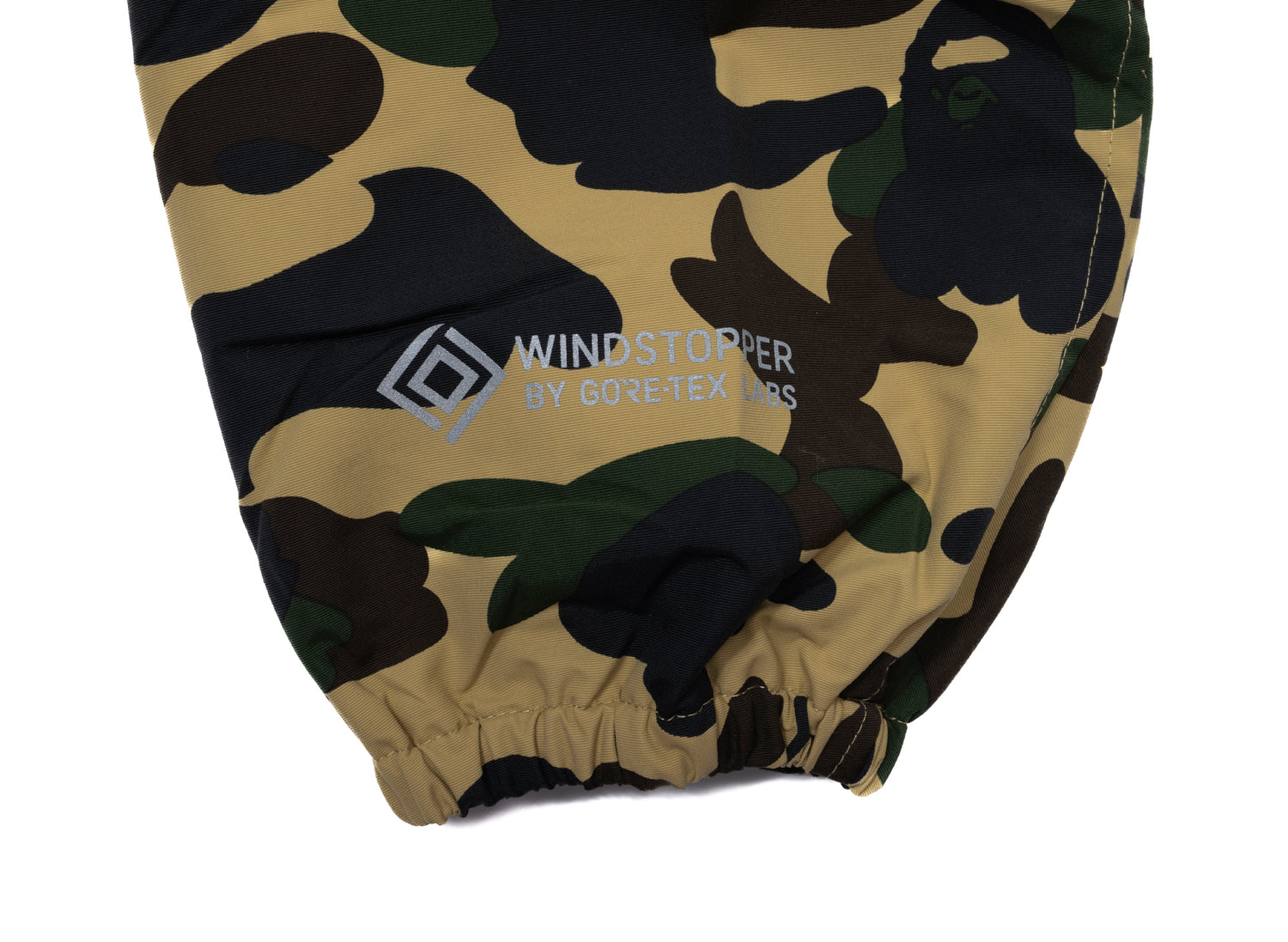 A Bathing Ape Gore-Tex Wind Stopper 1st Camo Relaxed Coach Jacket in Yellow - view 3