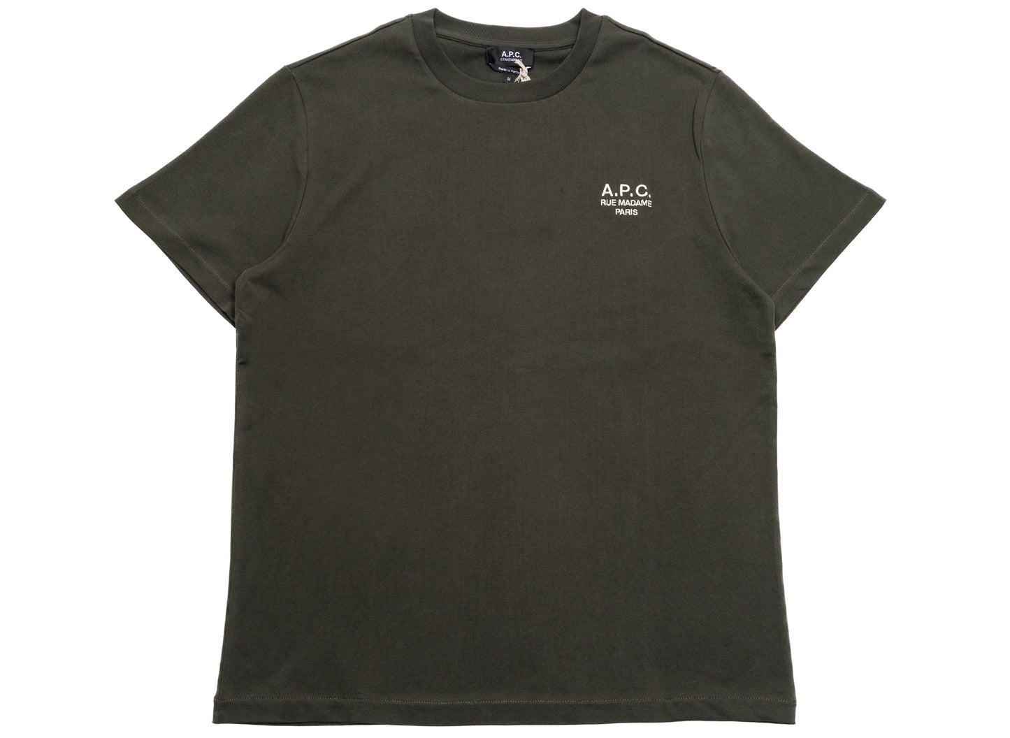 A.P.C. Standard Rue Madame Tee in Olive