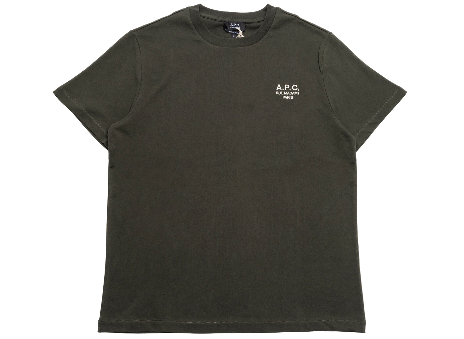 A.P.C. Standard Rue Madame Tee in Olive