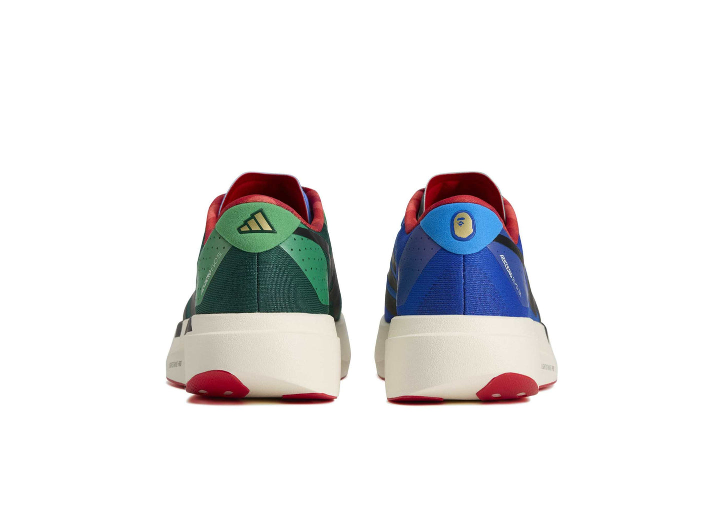 Adidas Adizero EVO SL Bape in Power Blue / Collegiate Green — view 3