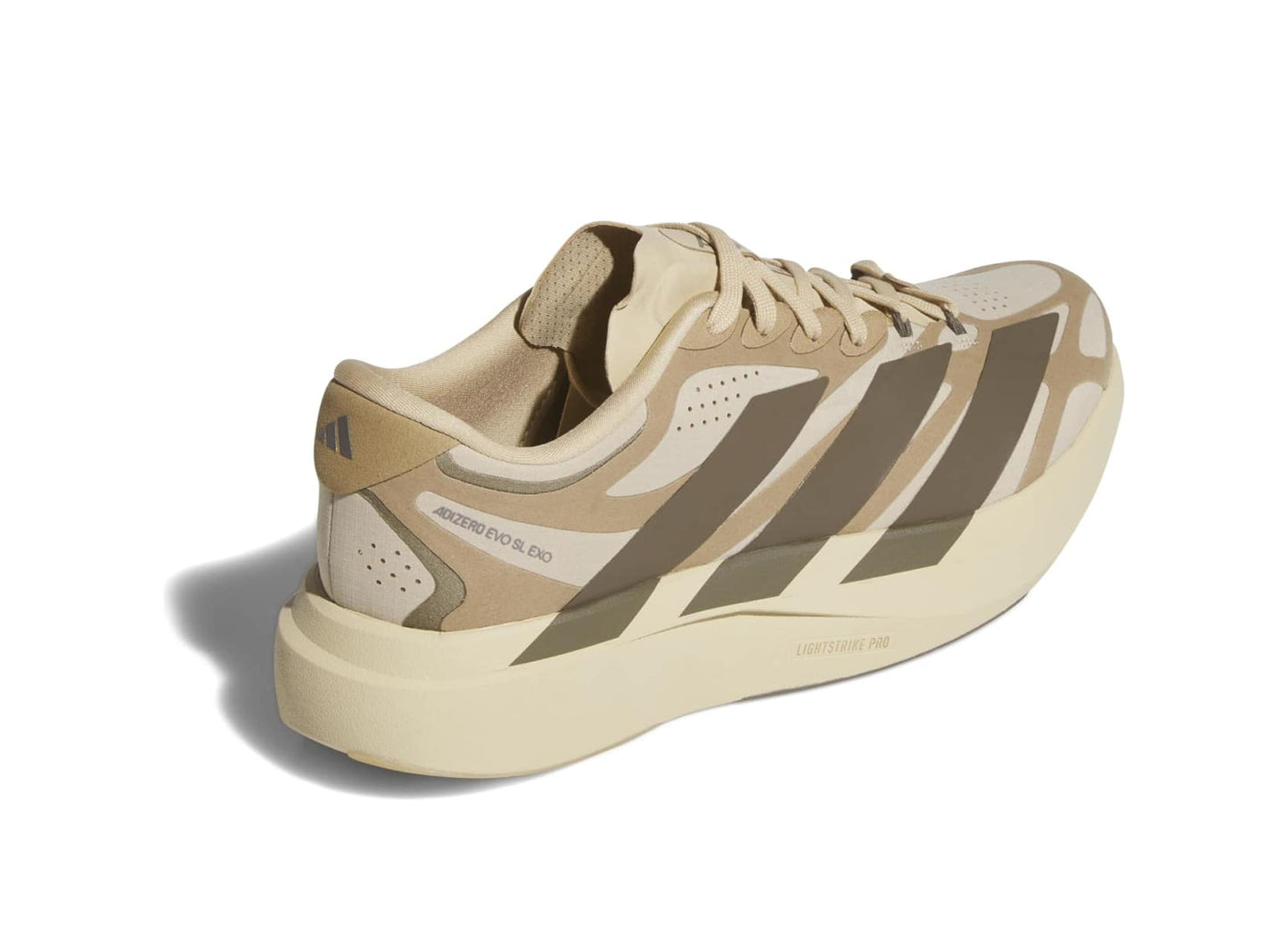 Adidas Adizero EVO SL EXO in Magic Beige / Carbon