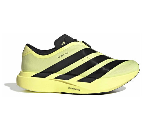 Adidas Adizero Evo SL Zip in Frozen Lemon / Core Black