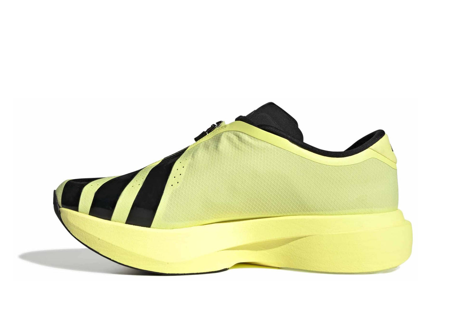 Adidas Adizero Evo SL Zip in Frozen Lemon / Core Black — view 3