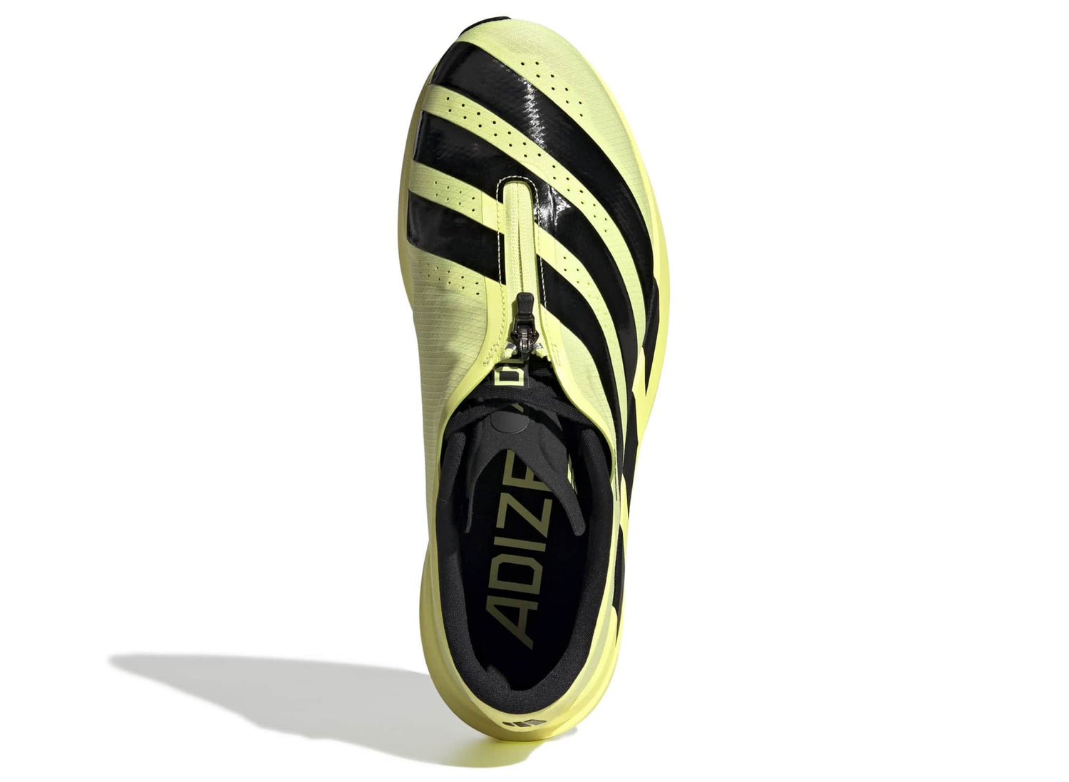 Adidas Adizero Evo SL Zip in Frozen Lemon / Core Black — view 4