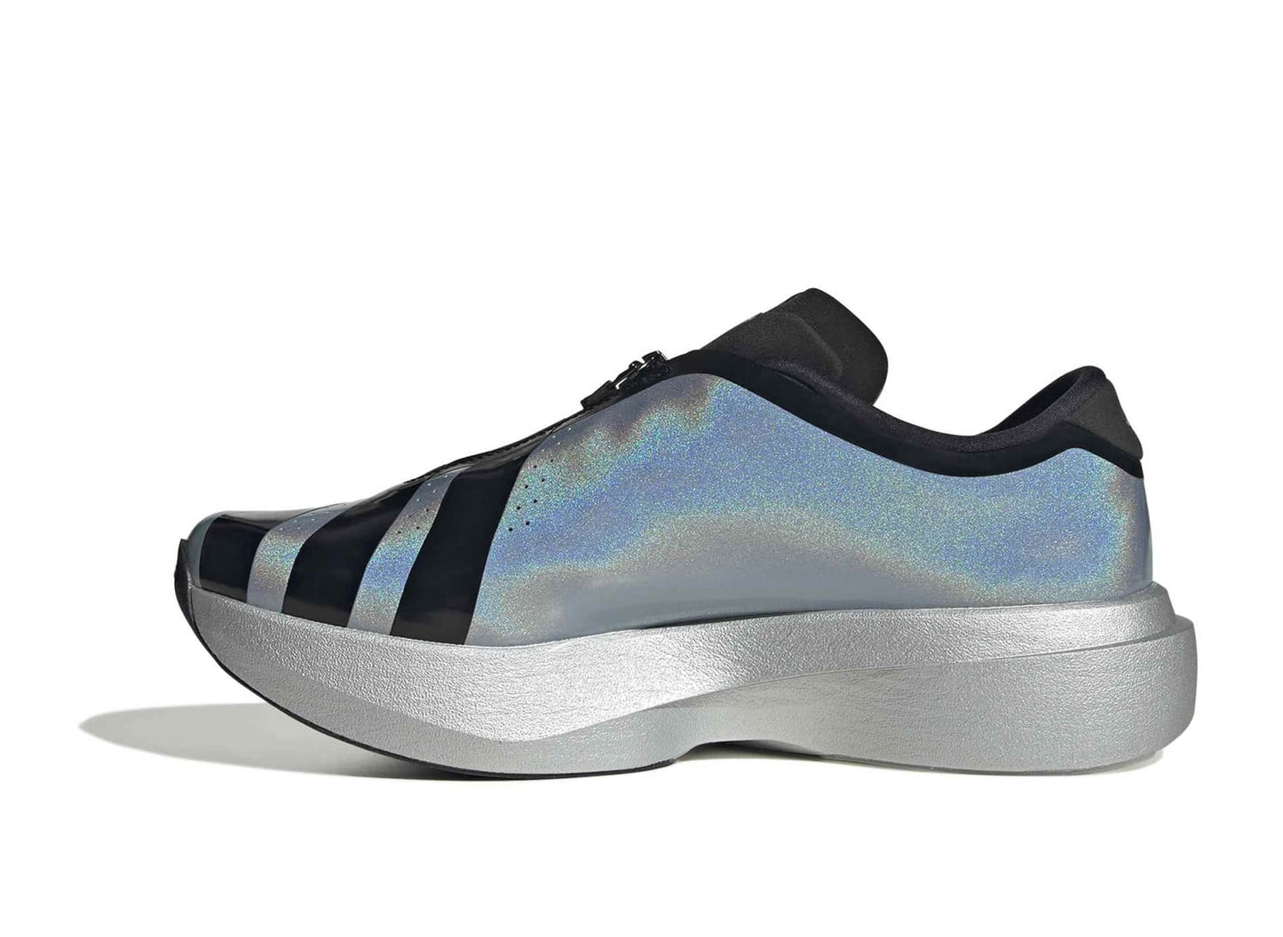 Adidas Adizero Evo SL Zip in Silver Metallic / Core Black