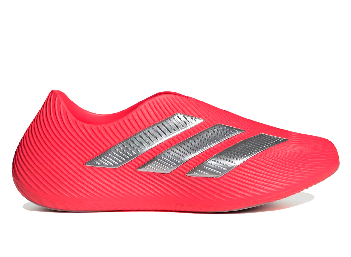 Adidas Purechill Slides in Lucid Red / Matte Silver