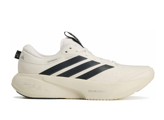 Adidas Song For The Mute Supernova Rise 3 shoe in the Cream White and Carbon colorway, men's footwear