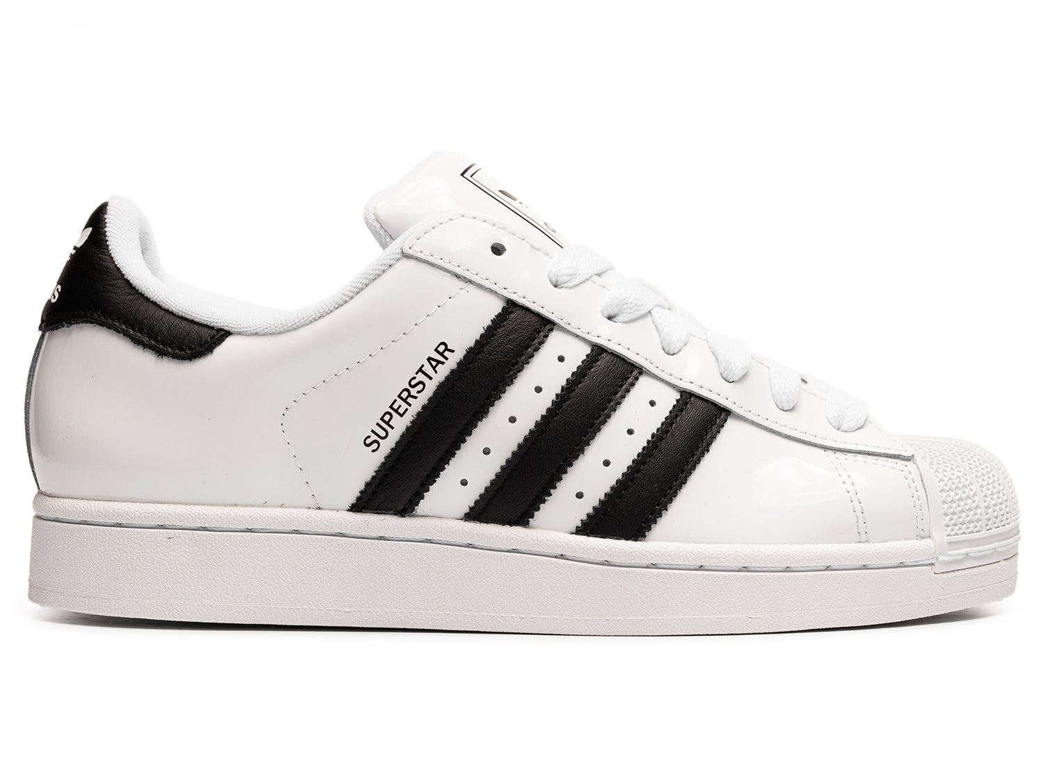 Adidas Superstar II patent leather