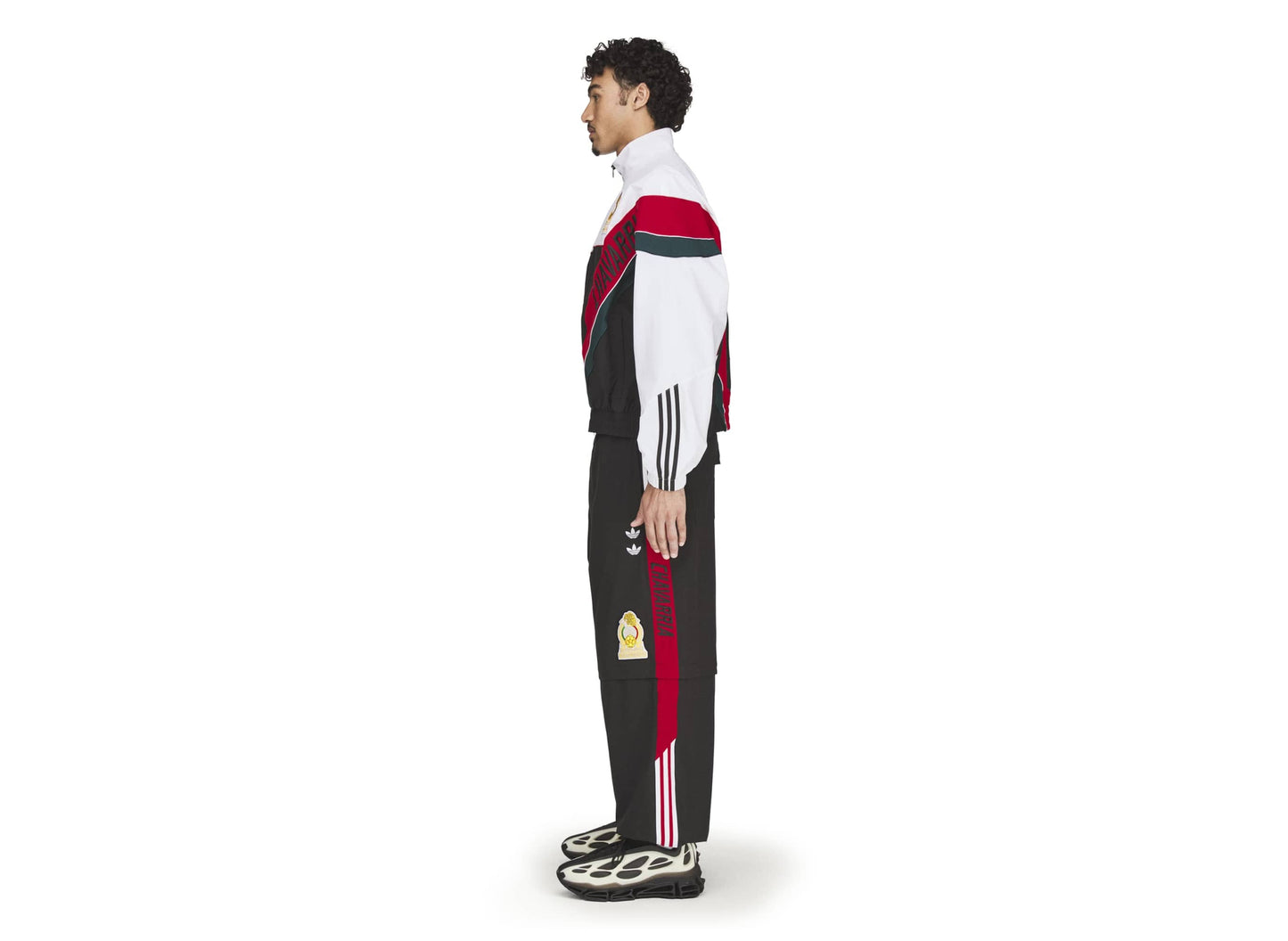 Adidas WC Chavarria CDM Gewebte Trainingsjacke in Weiß / Schwarz