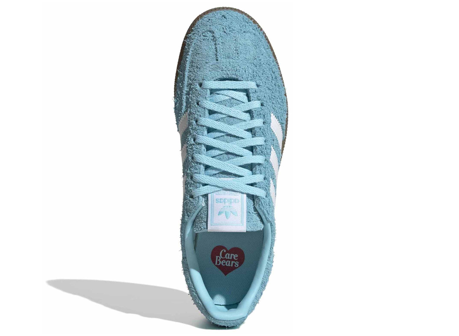 Women's Adidas Care Bears Handball Spezial in Bliss Blue / White — view 4
