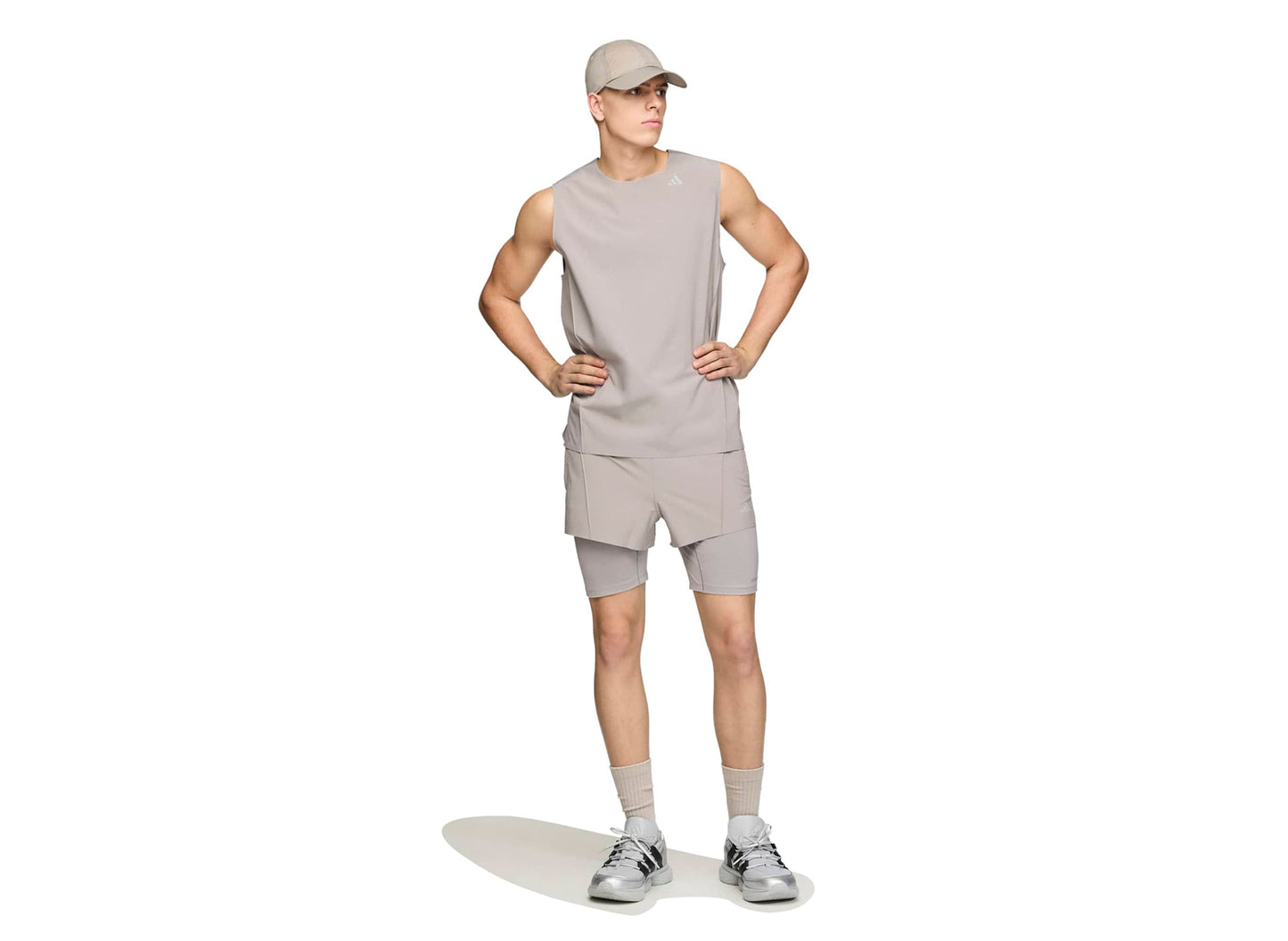 Adidas x Entire Studios D4T Tank in 'Dove Grey'