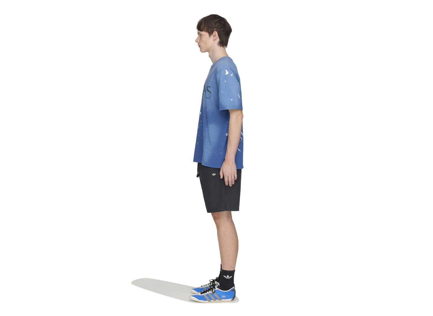 Adidas x Song for the Mute ADI007 Tee in Dusky Petrol — view 2