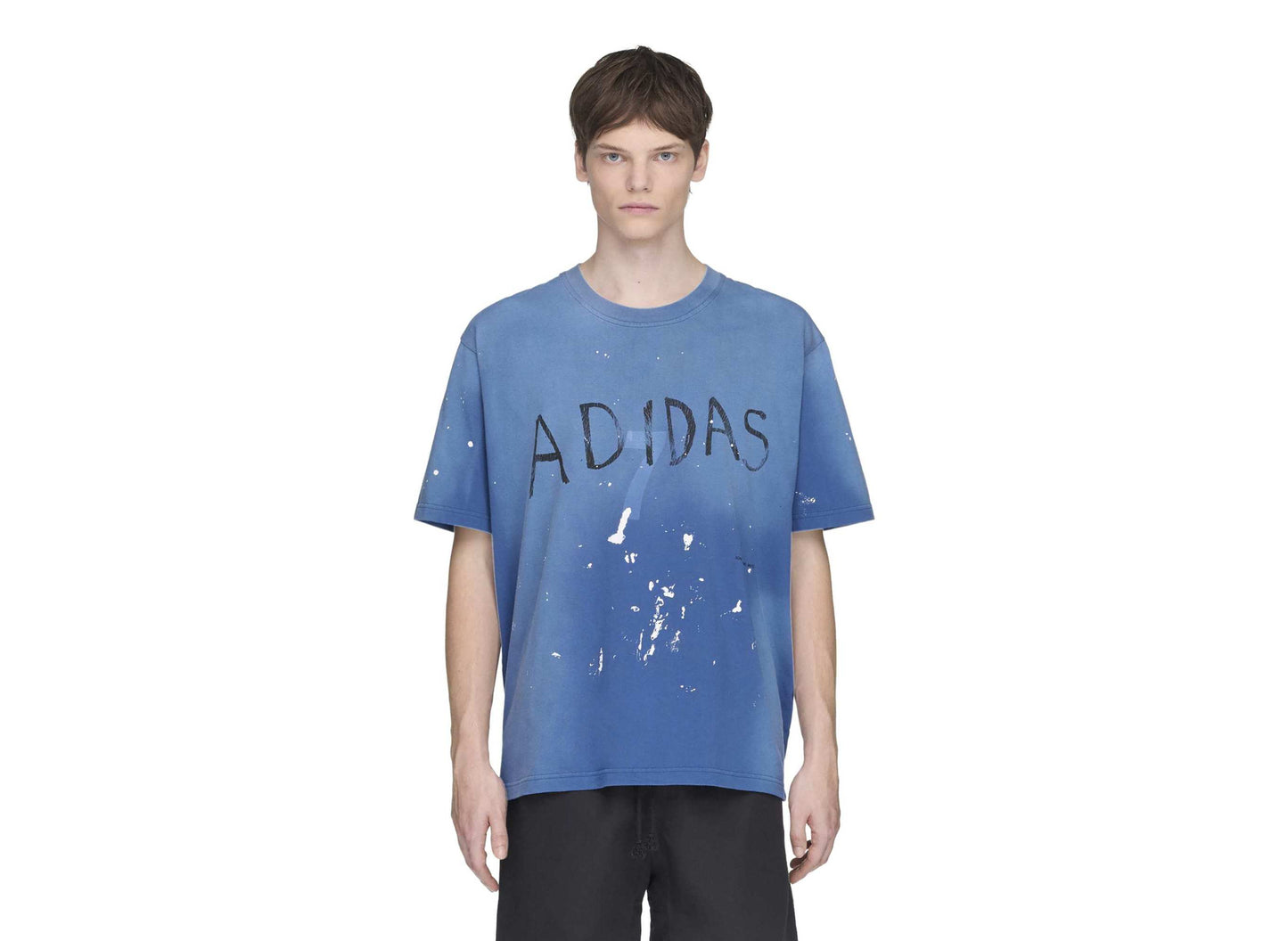 Adidas x Song for the Mute ADI007 Tee in Dusky Petrol — view 4