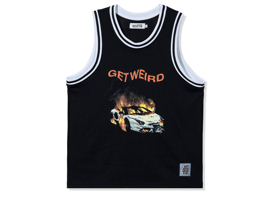 Anti Social Social Club Burnout Basketball Jersey