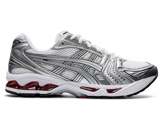 Asics Gel-Kayano 14 in 'White / Pure Silver'