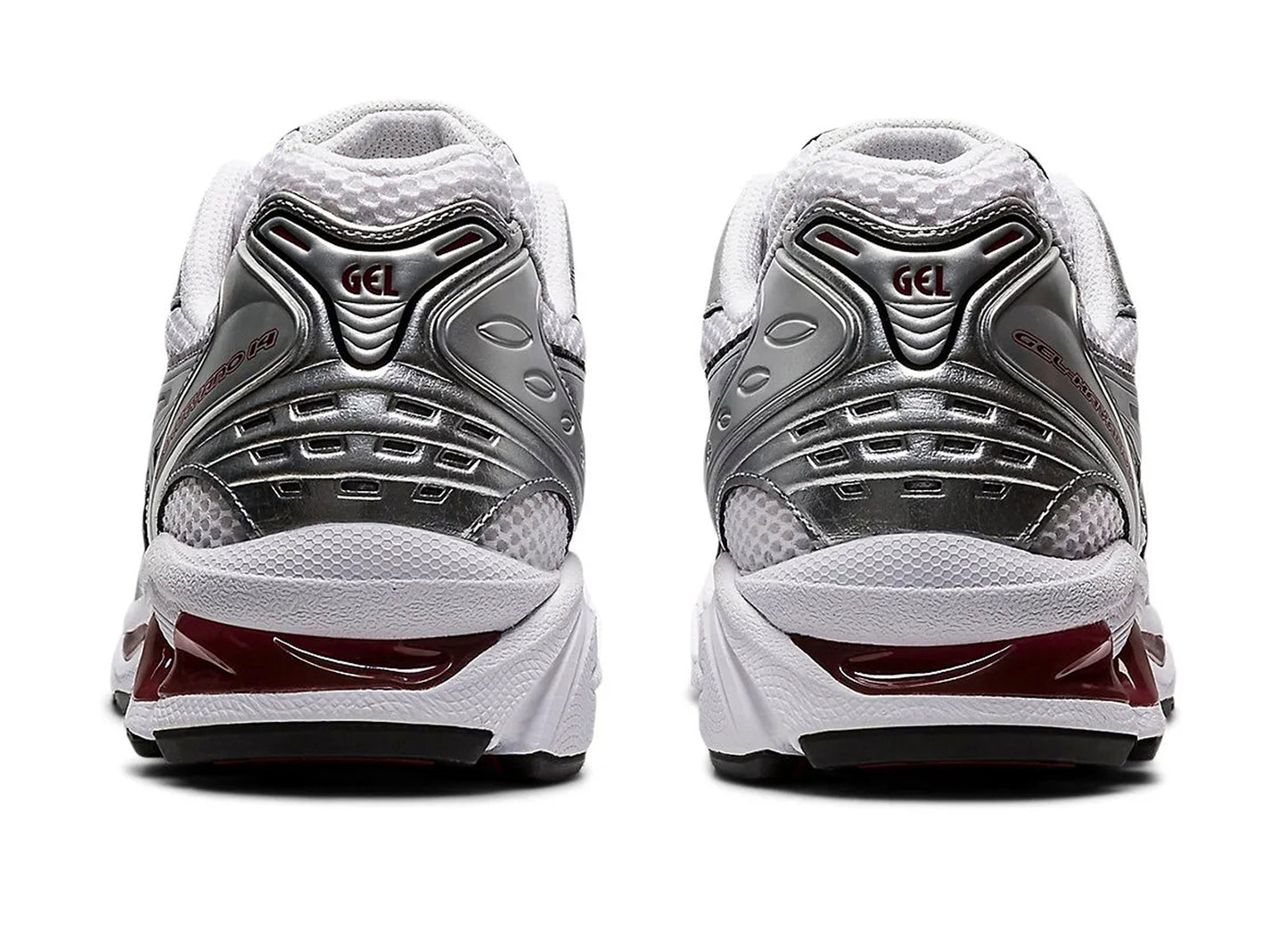 Asics Gel-Kayano 14 in 'White / Pure Silver' — view 2