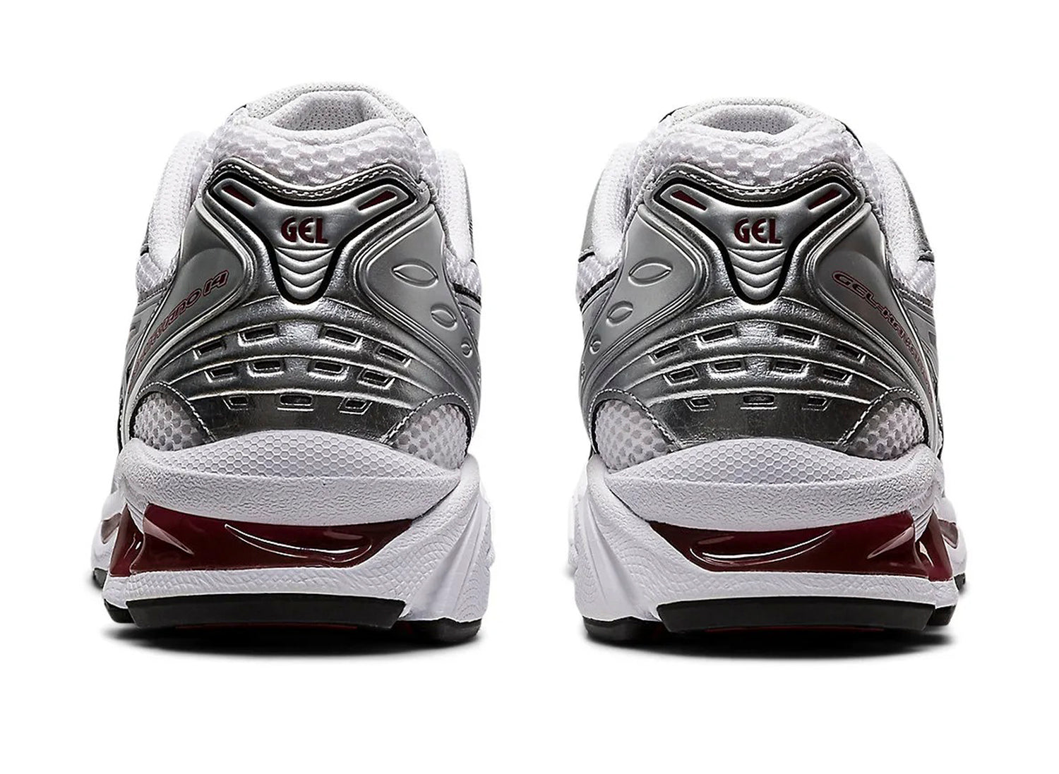Asics Gel-Kayano 14 in 'White / Pure Silver' — view 2