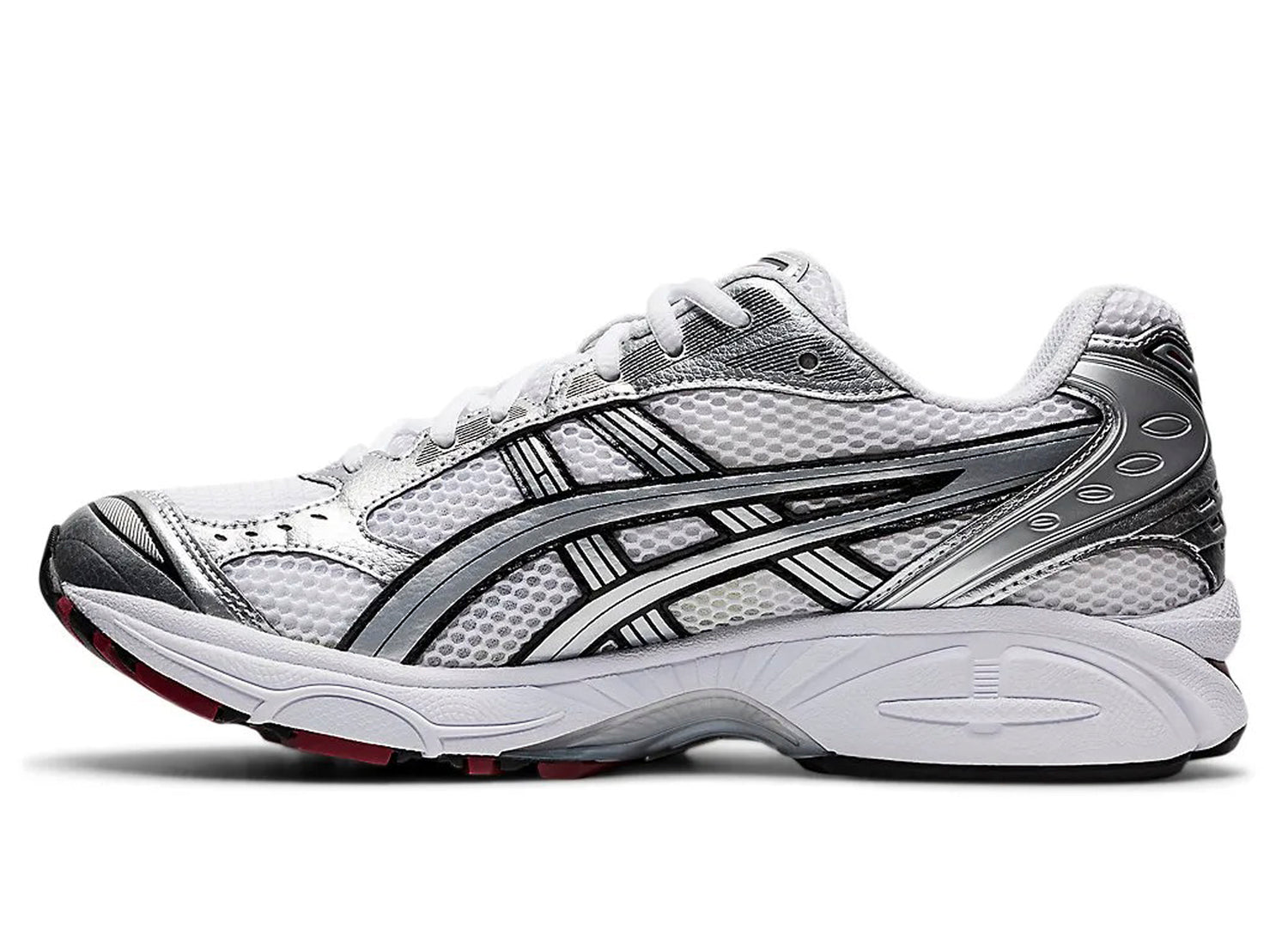 Asics Gel-Kayano 14 in 'White / Pure Silver' — view 3