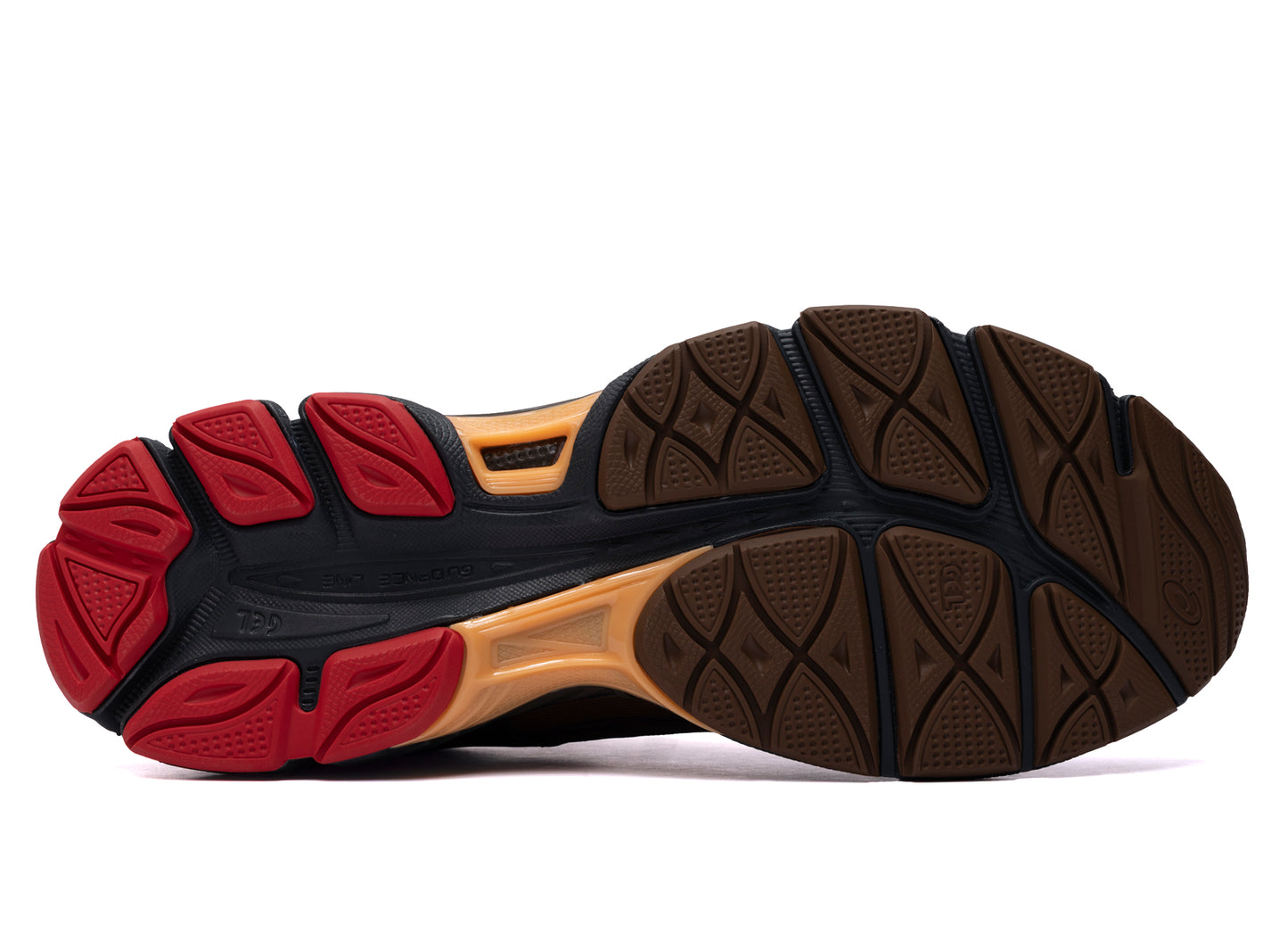 Asics US8-S Gel-SJ33 in 'Black Coffee / Orange Lily'