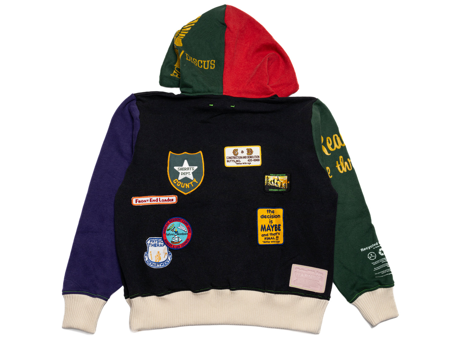 Better With Age Brando Afterhood Hoodie in Multi, men's hooded sweatshirt, view 2