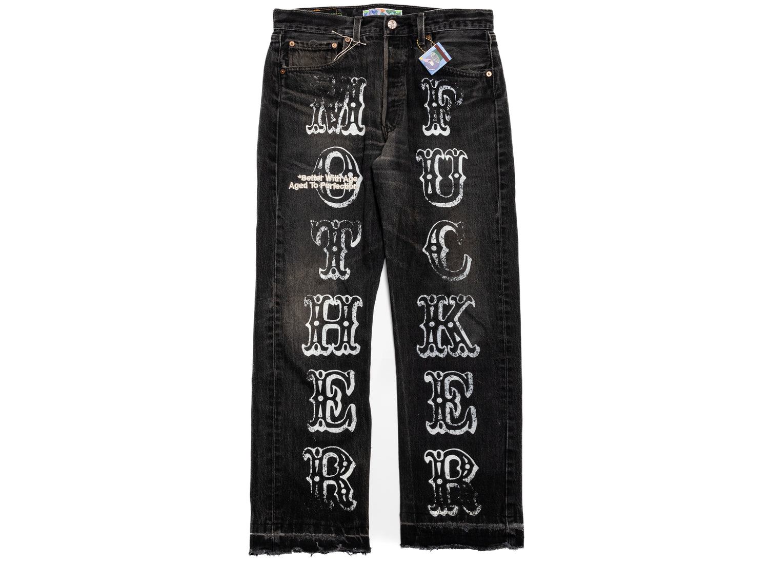 Better With Age Momma Denim in Black, men's handmade denim jeans