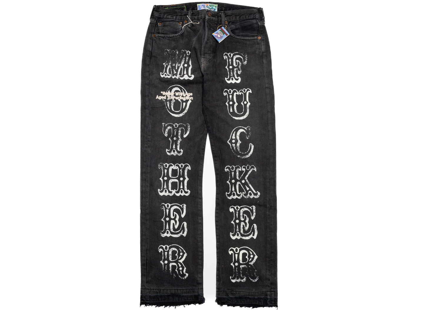 Better With Age Momma Denim in Black, men's handmade denim jeans