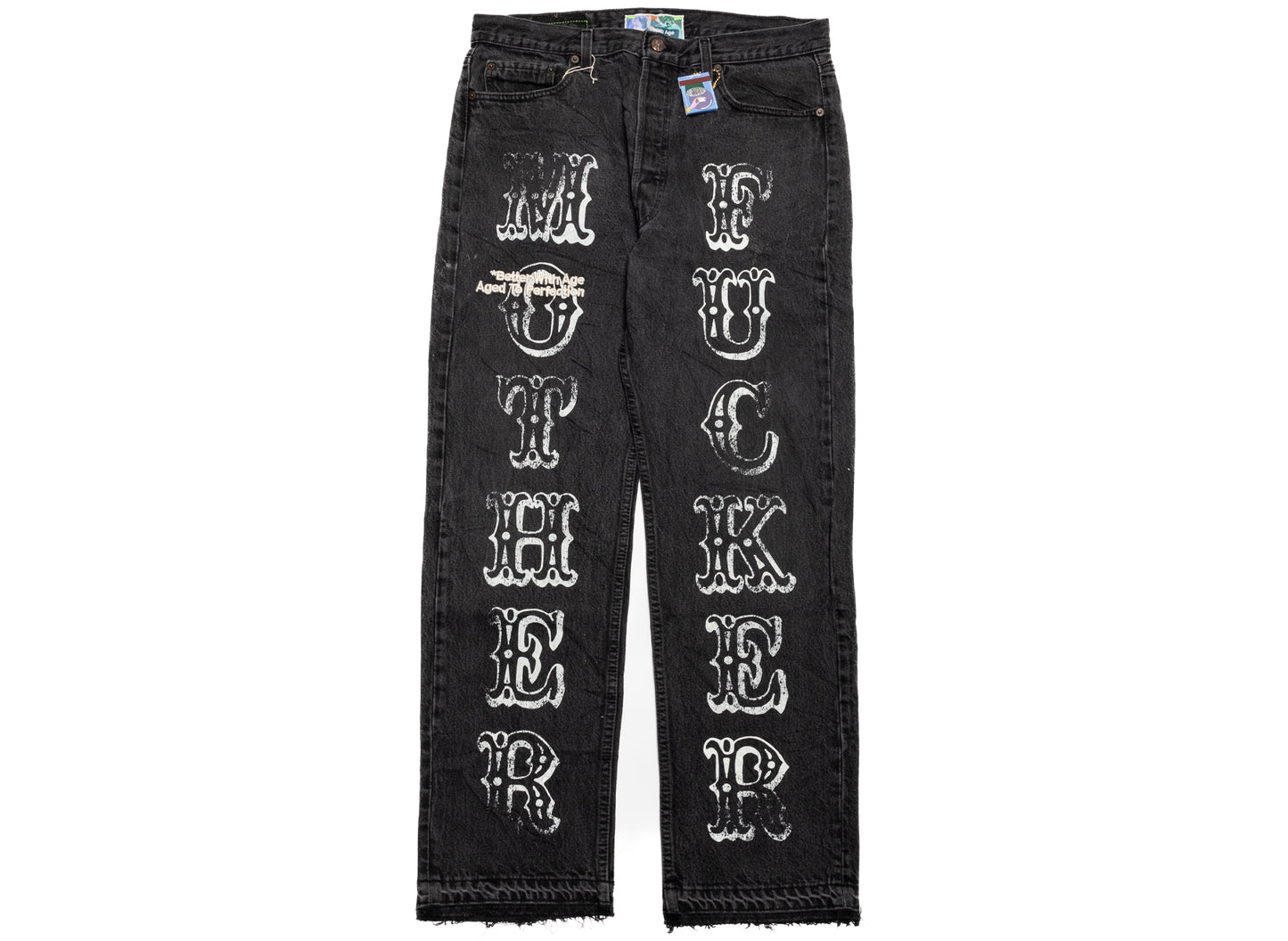 Better With Age Momma Denim in Black, men's handmade denim jeans