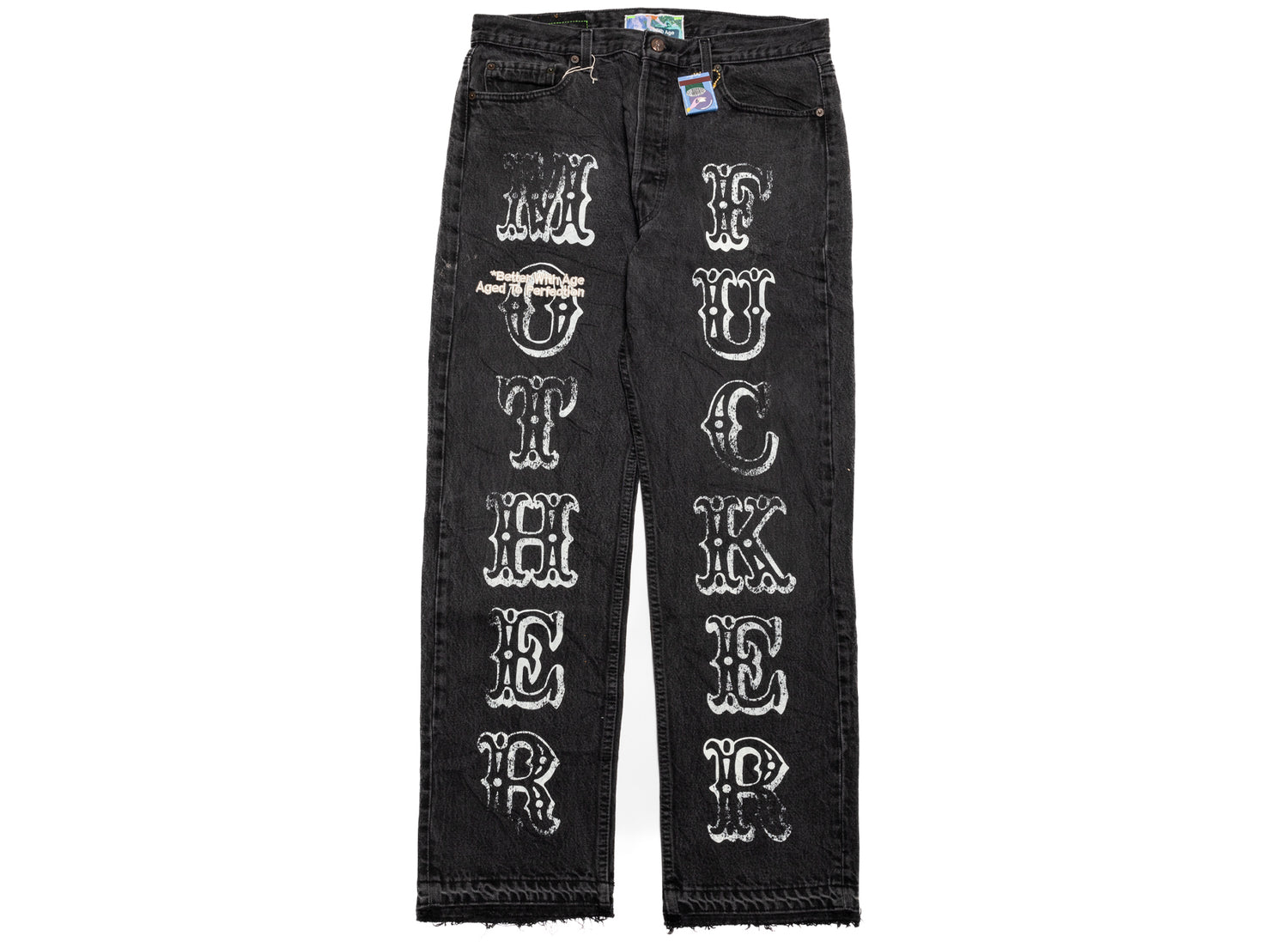 Better With Age Momma Denim in Black, men's handmade denim jeans