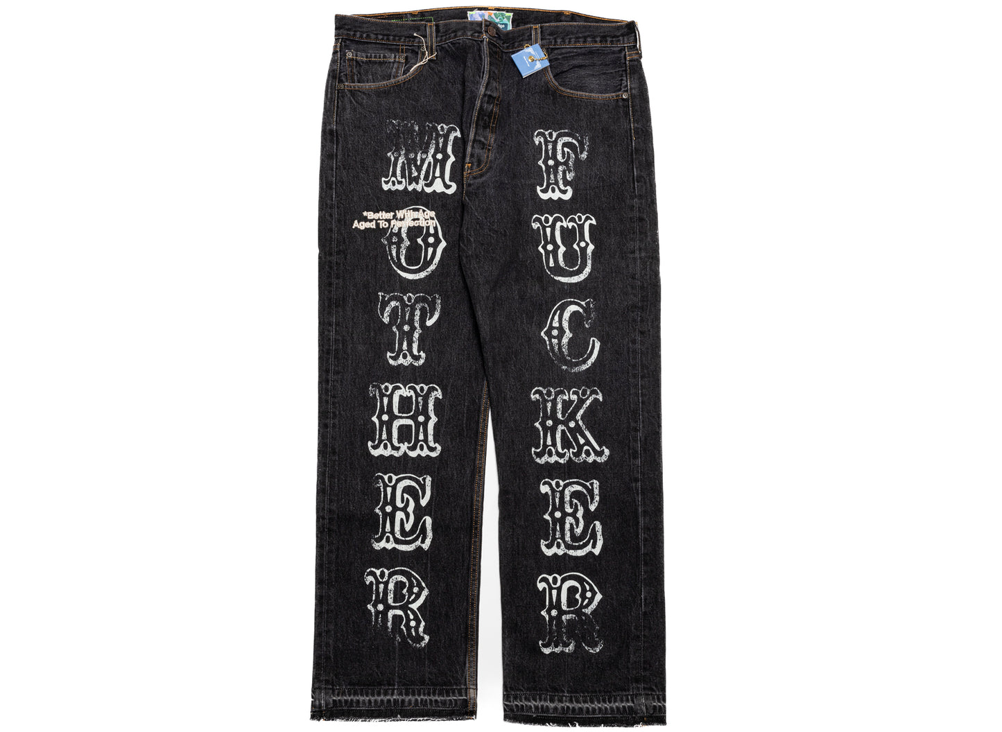 Better With Age Momma Denim in Black, men's handmade denim jeans