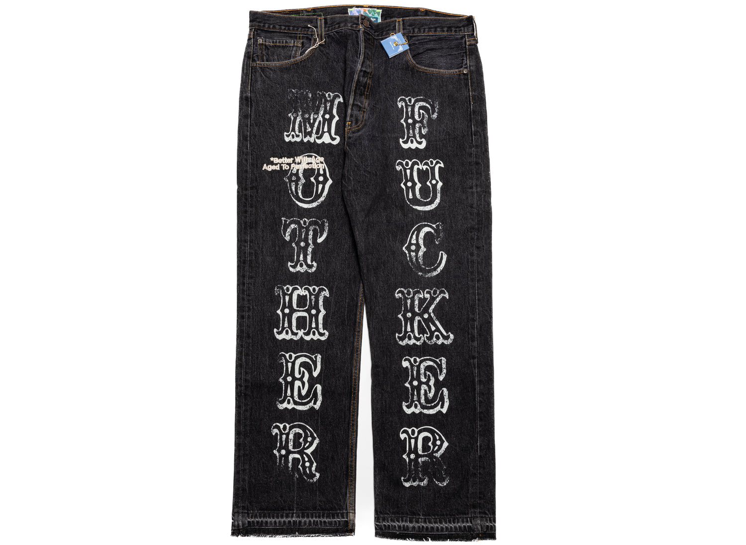 Better With Age Momma Denim in Black, men's handmade denim jeans