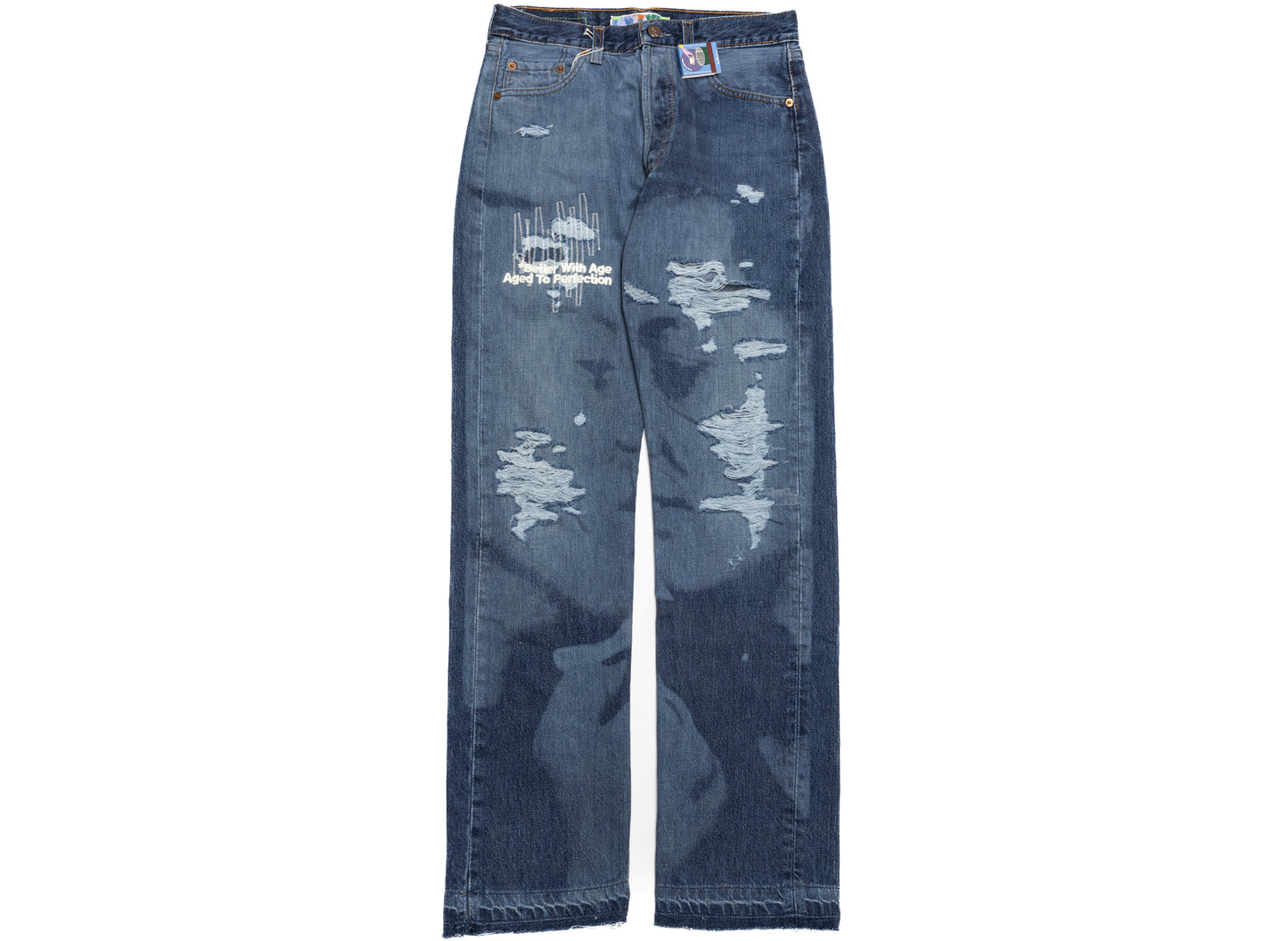 Better With Age Wedding Laser Denim in Indigo, men's denim jeans
