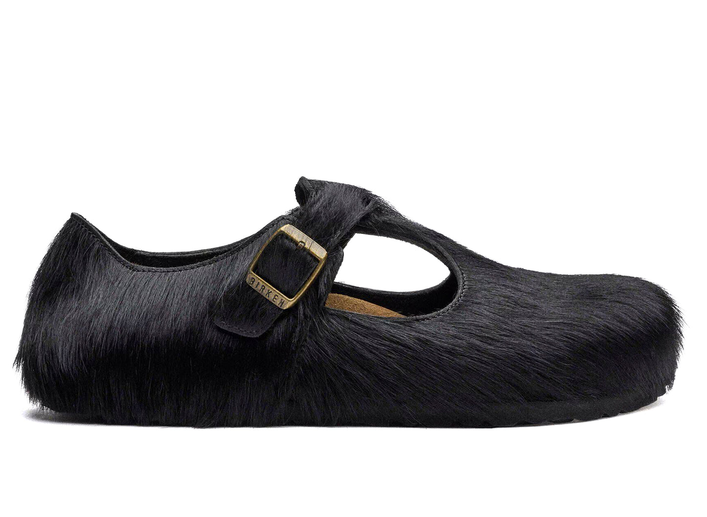 Birkenstock Song For The Mute 1774 Paris The Rebel Fur in Black