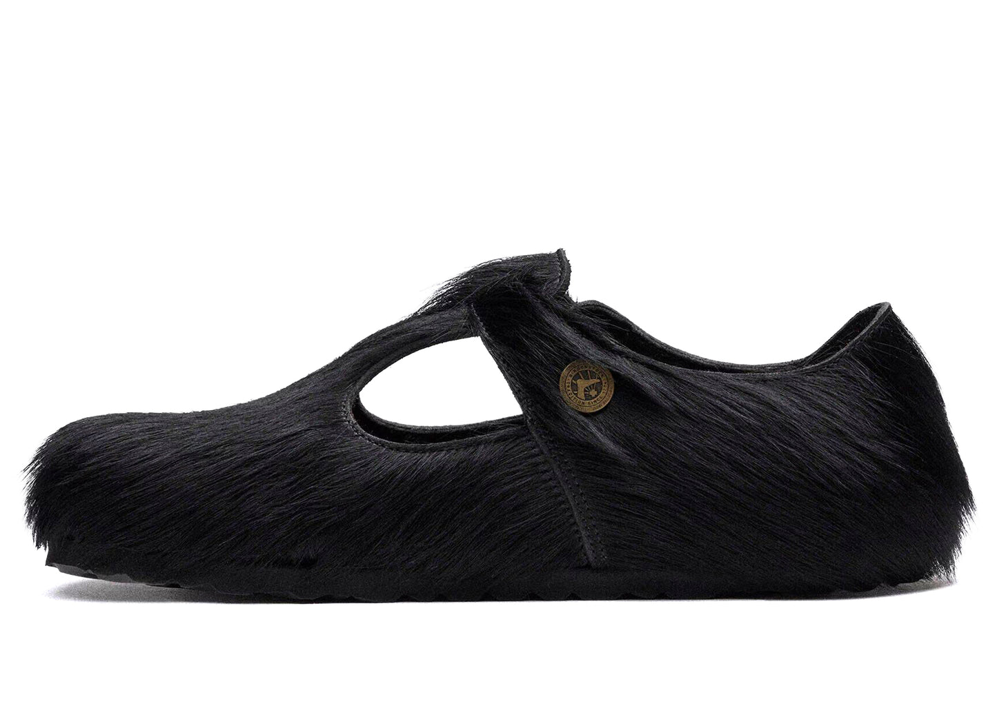 Birkenstock Song For The Mute 1774 Women's Paris The Rebel Fur in Black