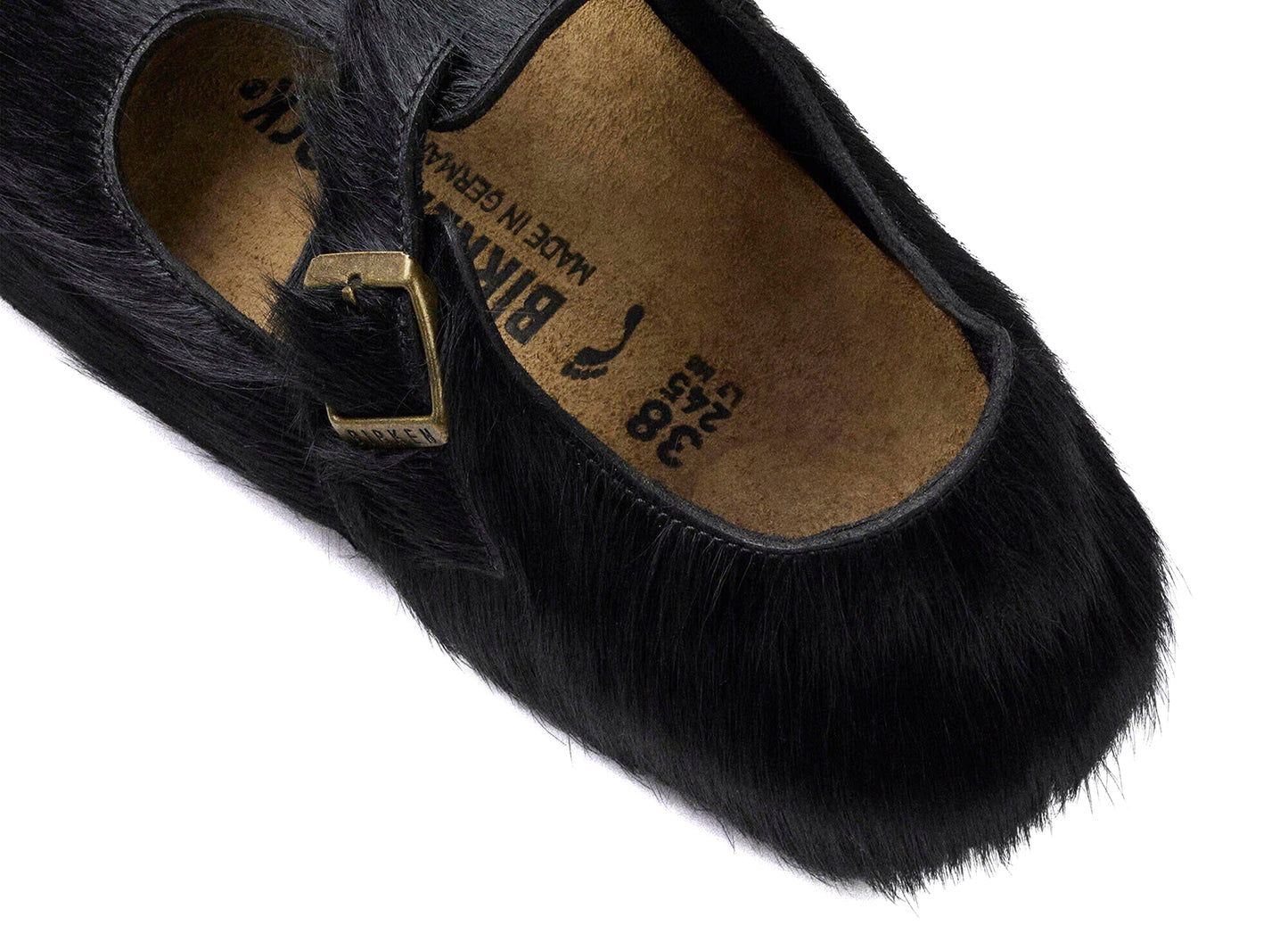 Birkenstock Song For The Mute 1774 Women's Paris The Rebel Fur in Black
