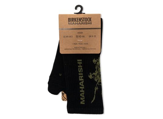 Birkenstock x Maharishi Mogami Tabi Sports Socks in Black