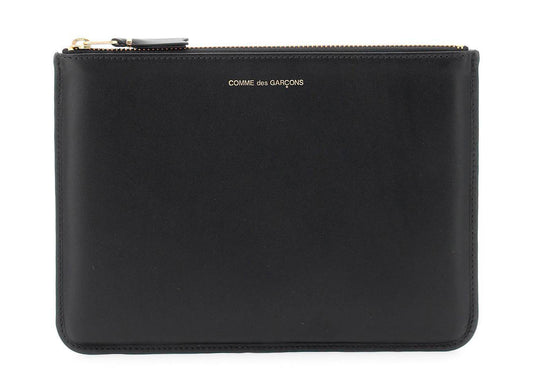 Comme des Garçon Checkered Interior Zip Wallet