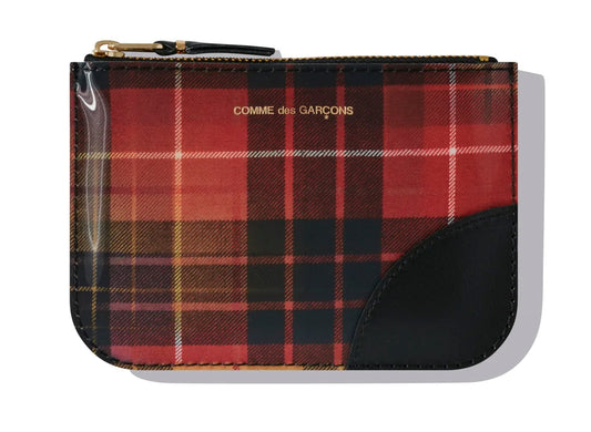 Comme des Garçon Lenticular Tartan SA8100 Wallet 'Red/Yellow'
