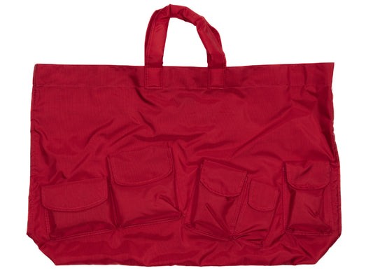 Comme des Garçon SHIRT Nylon Duffle Bag in Red