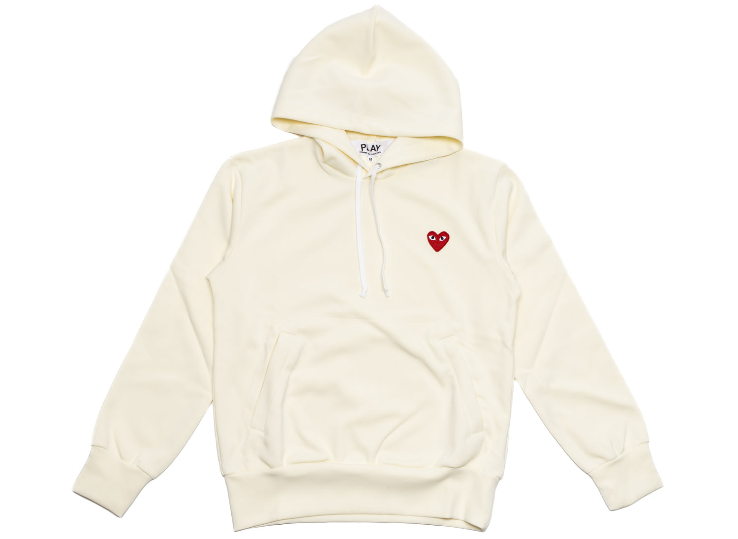 Comme des Garçons Play Men's Heart Hoodie 'Cream'