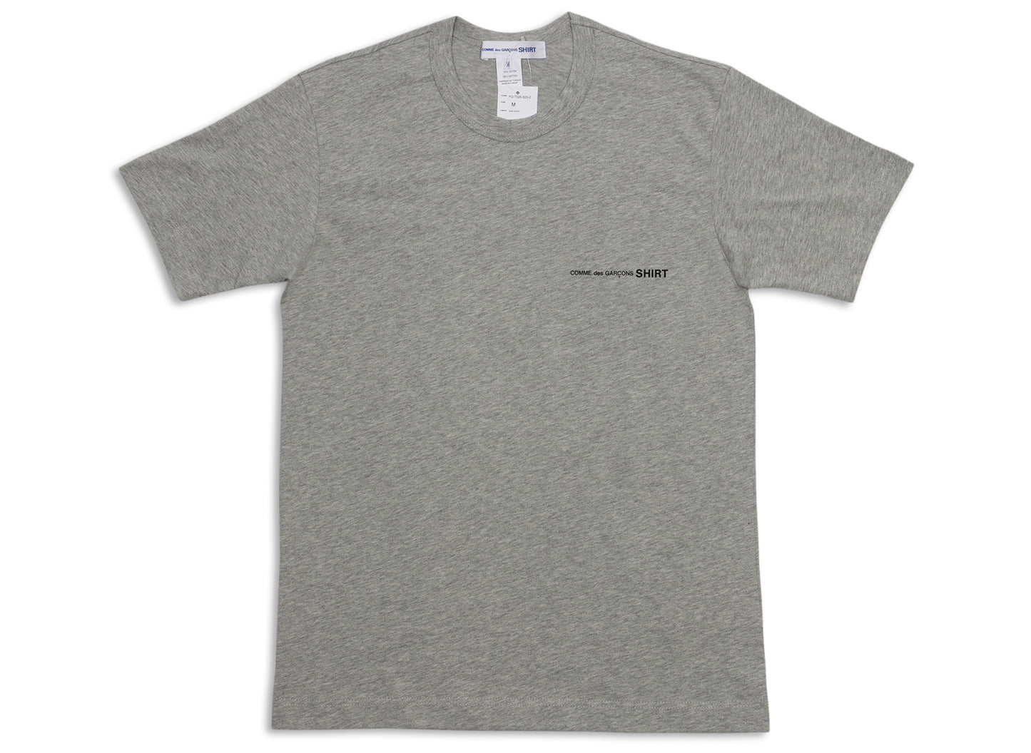Comme des Garçons SHIRT Core Logo Tee in Grey
