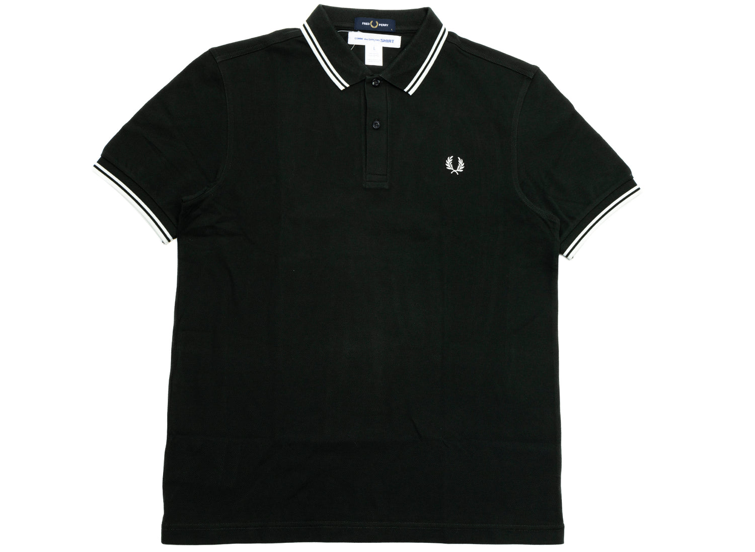 Comme des Garçons SHIRT x Fred Perry Strong Will Polo Shirt in Green